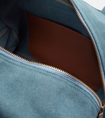 Small leather-trimmed canvas weekender - JW Anderson - Modalova
