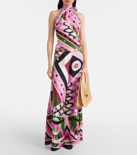 Pucci Top Vivara de satén de seda - Pucci - Modalova