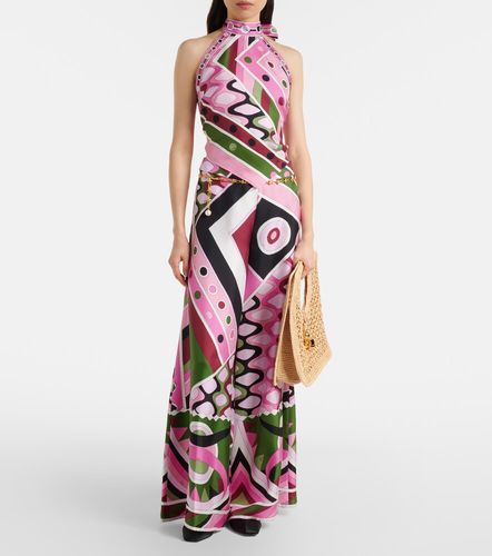 Pucci Top Vivara in raso di seta - Pucci - Modalova