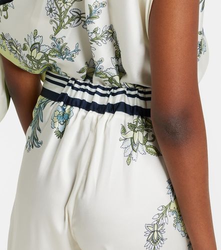 Grigore floral twill palazzo pants - Veronica Beard - Modalova