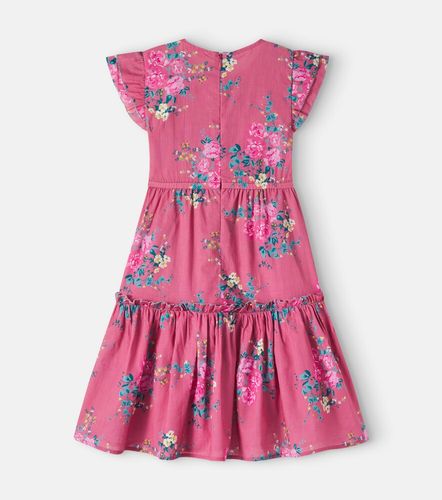 Vestido Ester de algodón floral fruncido - C'era Una Volta - Modalova