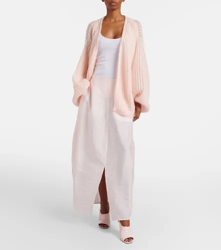 Open-knit oversized mohair-blend cardigan - Toteme - Modalova