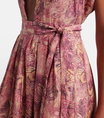 Vestido largo Melissa de seda estampado - Isabel Marant - Modalova