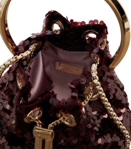 Secchiello Bon Bon Micro con paillettes - Jimmy Choo - Modalova