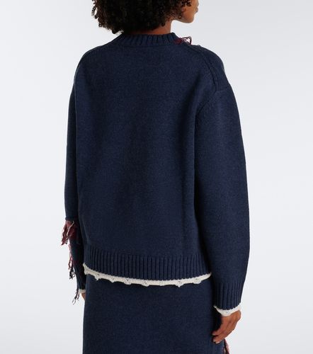 Erdem Intarsien-Pullover aus Wolle - Erdem - Modalova