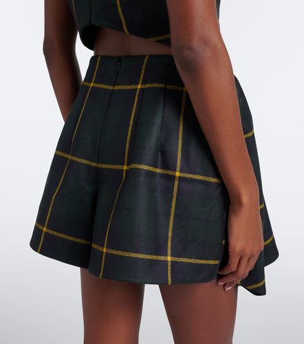 Patou Checked virgin wool shorts - Patou - Modalova
