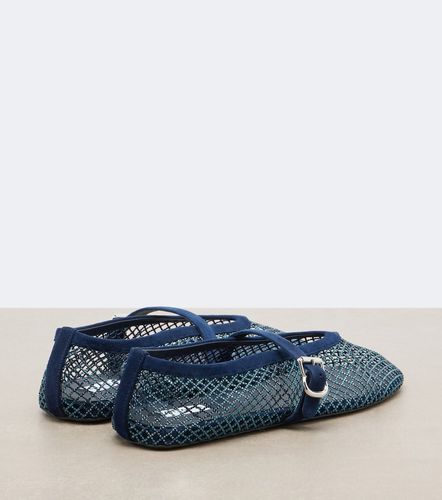 Alaïa Ballerinas Mary Jane mit Veloursleder - Alaia - Modalova
