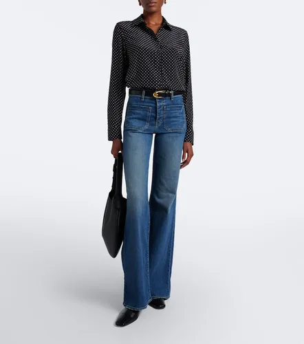 Gana polka-dot silk shirt - Nili Lotan - Modalova
