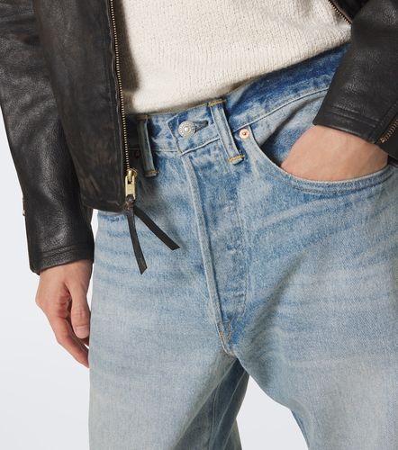 Jeans rectos con efecto desgastado - RRL - Modalova