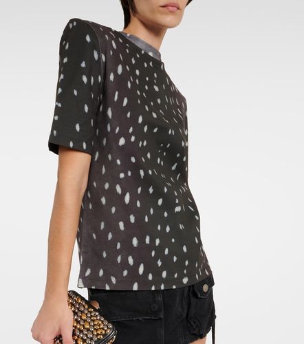 Camiseta de algodón estampada acolchada - The Attico - Modalova