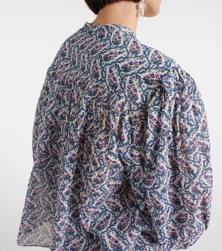 Top Salika de algodón estampado - Marant Etoile - Modalova