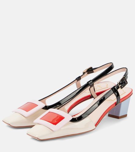 Belle Vivier 45 patent leather slingback pumps - Roger Vivier - Modalova