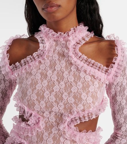 X Christopher Kane cutout lace catsuit - Self-Portrait - Modalova