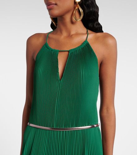 Gersa plisse sable georgette gown - Max Mara - Modalova