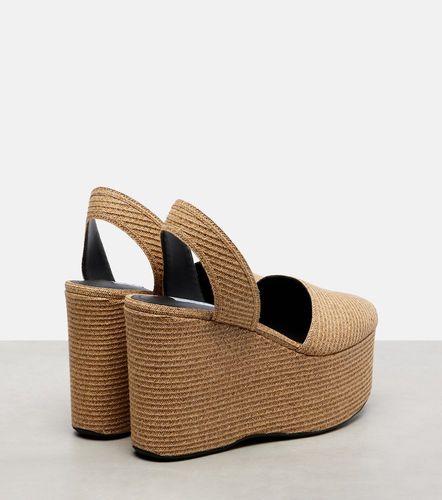 Alaia Straw wedge sandals - Alaia - Modalova