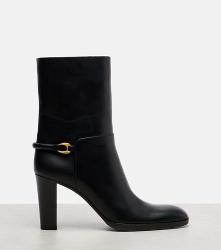 Sulpice 80 leather ankle boots - Saint Laurent - Modalova