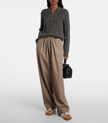 Jersey trenzado de lana mouliné - Loewe - Modalova