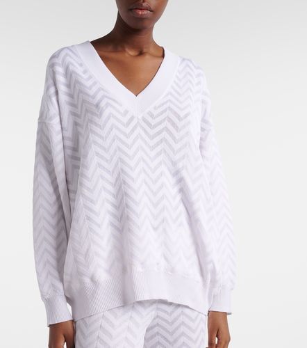 Pullover a zig-zag in misto cotone - Missoni - Modalova