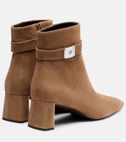 Georgia T Monogram suede ankle boots - Tory Burch - Modalova