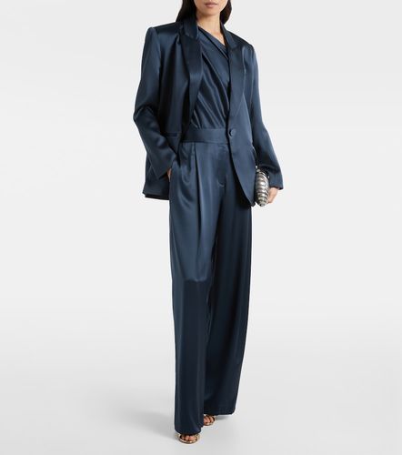 High-rise silk wide-leg pants - The Sei - Modalova