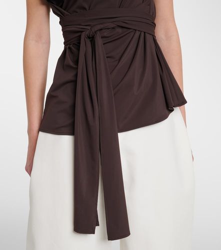 Rohe One-shoulder jersey wrap top - Rohe - Modalova