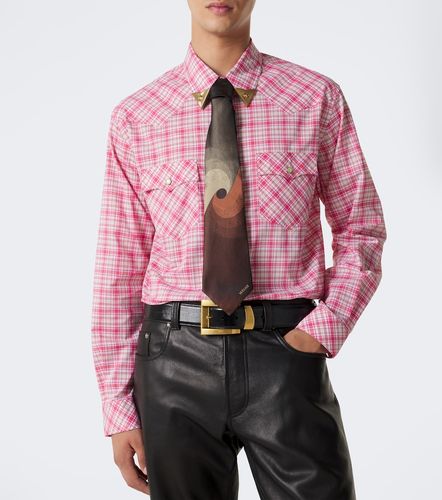 Versace Corbata de seda en jacquard - Versace - Modalova