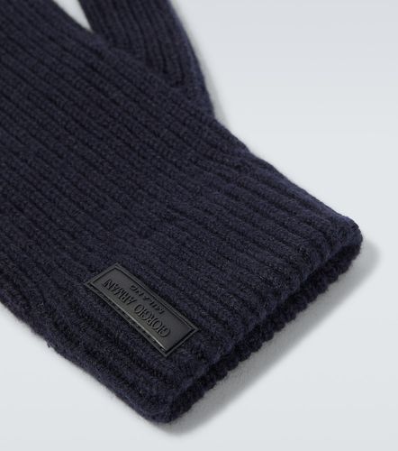 Handschuhe aus Rippstrick - Giorgio Armani - Modalova