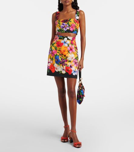 Dolce&Gabbana Minifalda floral - Dolce&Gabbana - Modalova