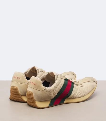 Sneakers Tempo con suede - Gucci - Modalova