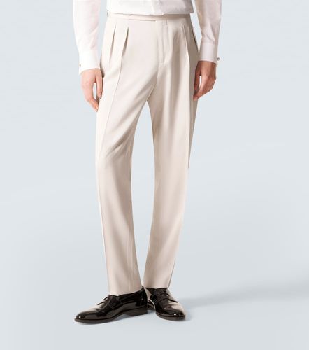 Pantaloni regular in seta - Brunello Cucinelli - Modalova