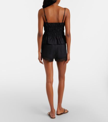 Staud Shorts Von de lino con encaje - Staud - Modalova