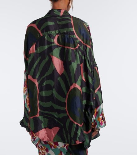 Camicia in twill con stampa - Dries Van Noten - Modalova