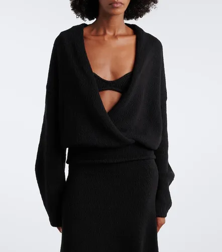 Kena knitted cotton bra top - Aya Muse - Modalova