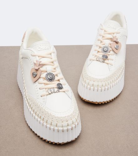 Nama leather platform sneakers - Chloe - Modalova