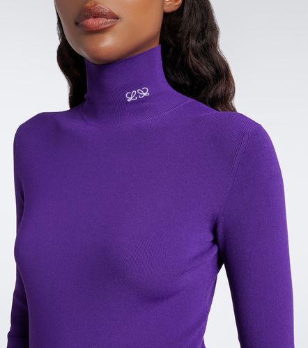Top de cuello alto de jersey con Double L - Loewe - Modalova