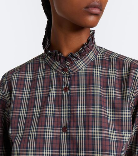 Elio ruffled checked cotton shirt - Nili Lotan - Modalova