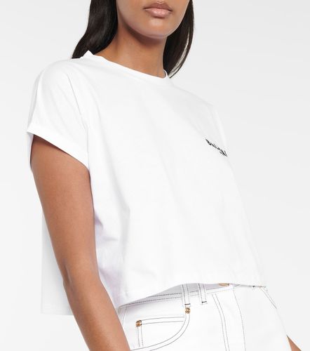 Camiseta de algodón con logo - Balmain - Modalova