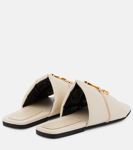 JW Anderson Anchor leather slides - JW Anderson - Modalova