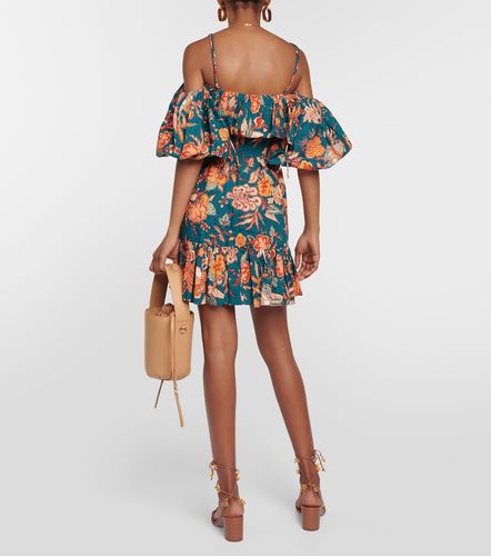 Minikleid Lila aus Baumwollpopeline - Ulla Johnson - Modalova