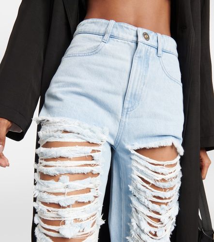 Distressed low-rise wide-leg jeans - Dion Lee - Modalova