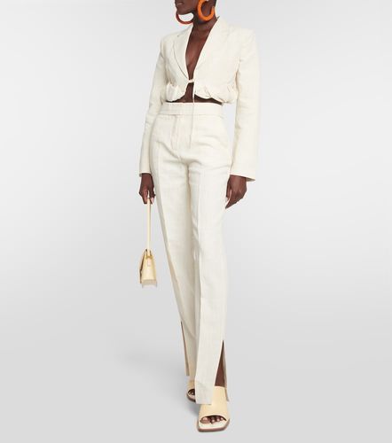La Croissant linen-blend jacket - Jacquemus - Modalova