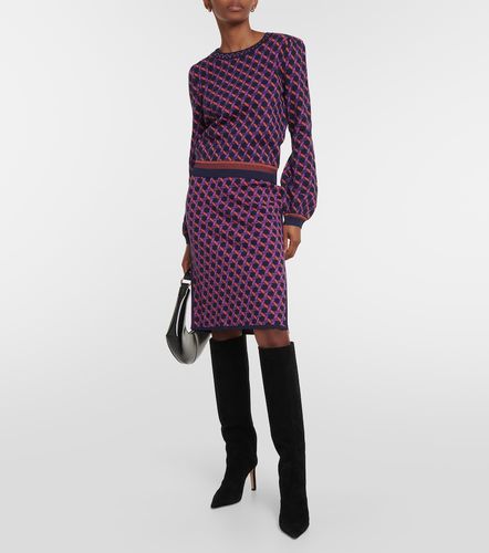 Hazel jacquard midi skirt - Diane von Furstenberg - Modalova