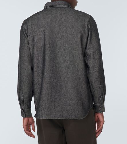 Camisa de sarga de algodón y cachemir - God's True Cashmere - Modalova