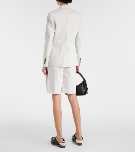 Blazer in cotone e lino - Brunello Cucinelli - Modalova