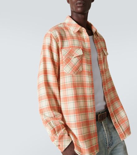 Camicia in cashmere a quadri - God's True Cashmere - Modalova