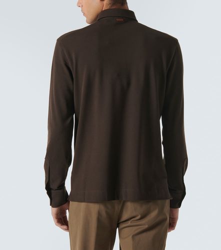 Zegna Pullover polo in cotone - Zegna - Modalova