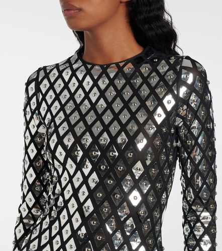 Rabanne Studded jersey minidress - Rabanne - Modalova