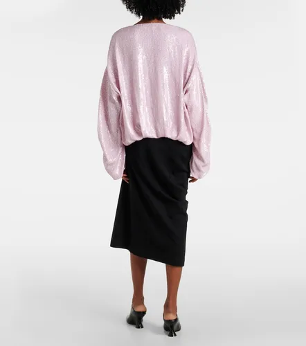 Blusa con paillettes - Dries Van Noten - Modalova