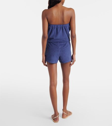 Naomi cotton-blend terry romper - Melissa Odabash - Modalova
