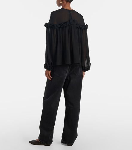 Peggy ruffled silk georgette blouse - Ulla Johnson - Modalova